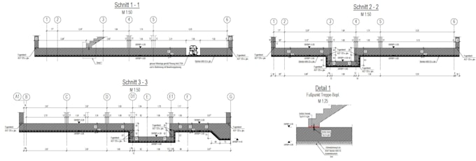 create professional formwork drawings or schalplan based on eurocode or din