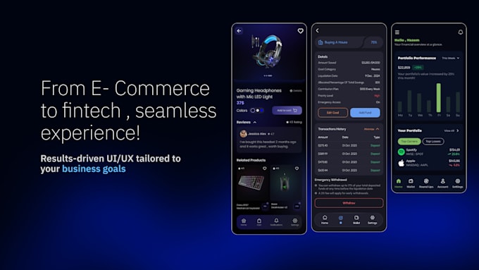 do UI UX mobile app design using figma