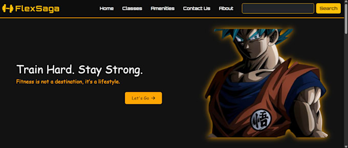 make a gym website for you
