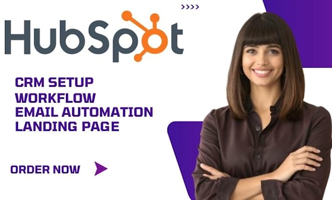 setup hubspot CRM automation workflow email campaign