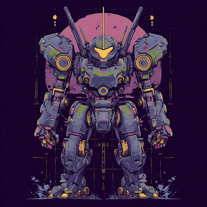 draw gundam, transformer, robot, armor, mecha
