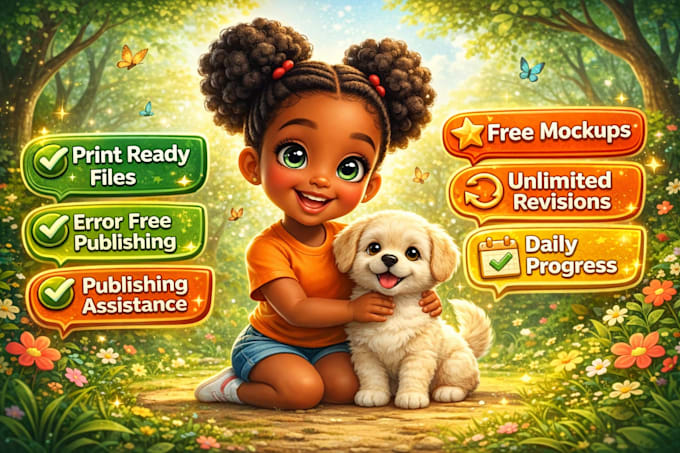 illustrate 3d children story book illustration children book illustration KDP