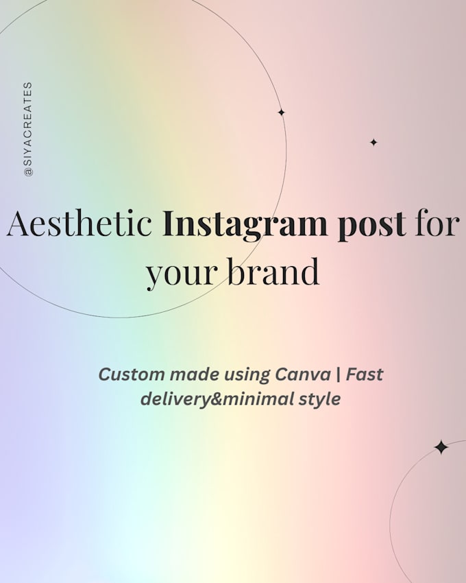 design aesthetic and engaging canva posts for instagram