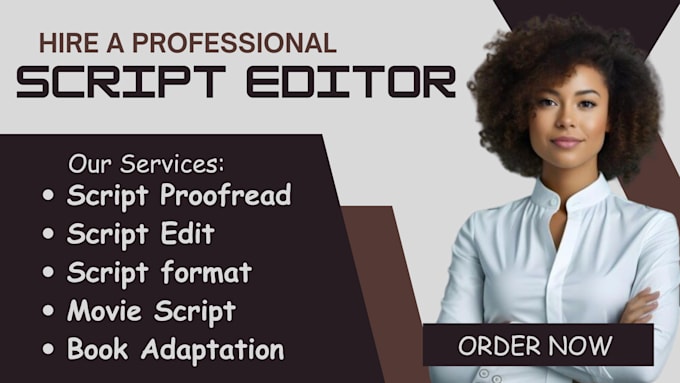 proofread edit format your short film script fiction non fiction