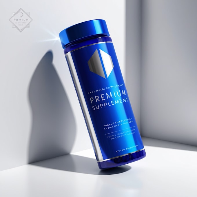 design packaging product label design supplement label 3d mockup 3d visual ads