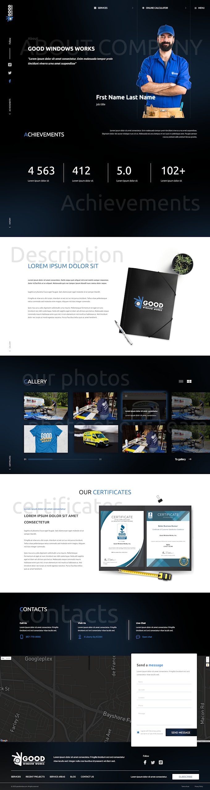 do unique UX UI website design