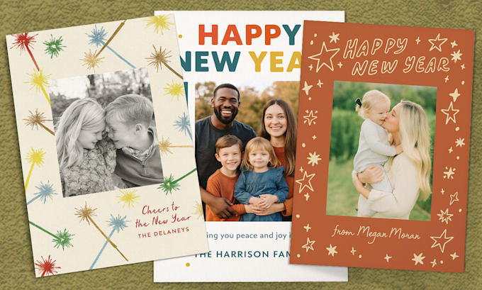 Design custom photo cards and greeting cards by Jobaermohammad | Fiverr