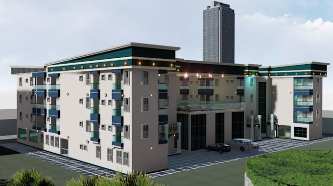 redesign 3d luxurious hotel, hostel,cgi apartment, commercial building,floorplan