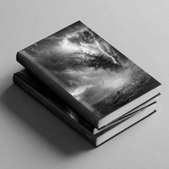 design a professional minimalistic book cover