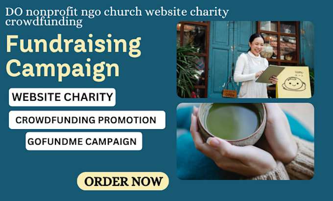 do nonprofit ngo church website charity crowdfunding promotion gofundme campaign