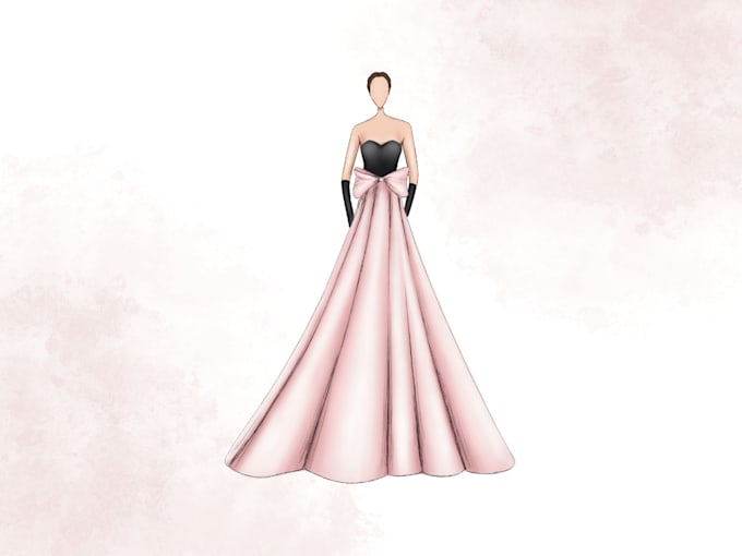 Draw a fashion collection illustration or sketch for you by Tr0987