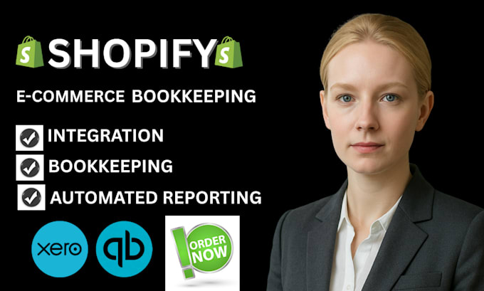 integrate and sync shopify to quickbooks online, or xero