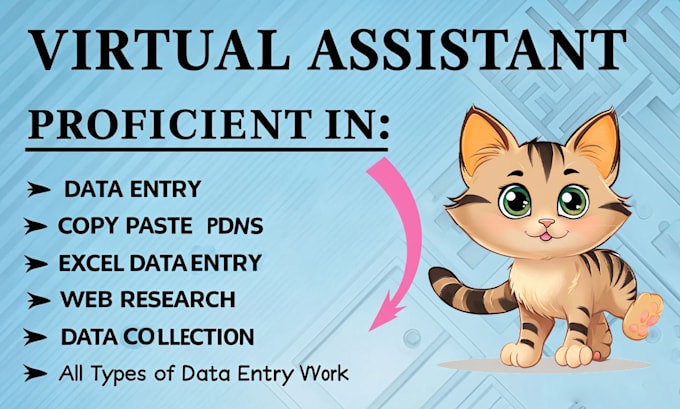 do fast and accurate data entry, web research, excel, and typing work