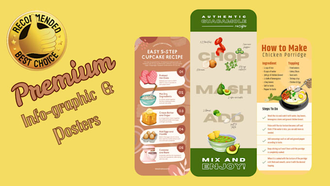 design professional infographics and posters