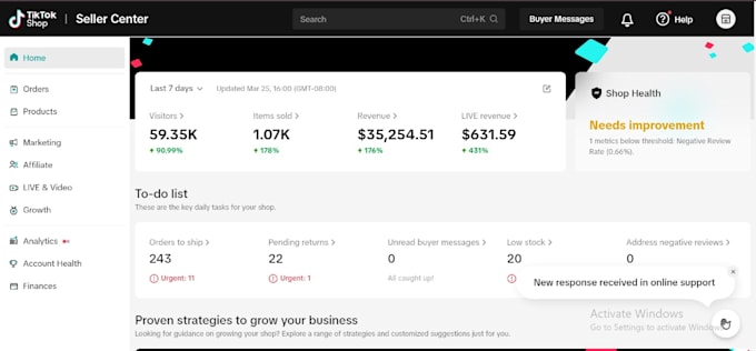 set up tiktok shop, manage tiktok shop