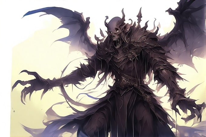 do scary fantasy horror character
