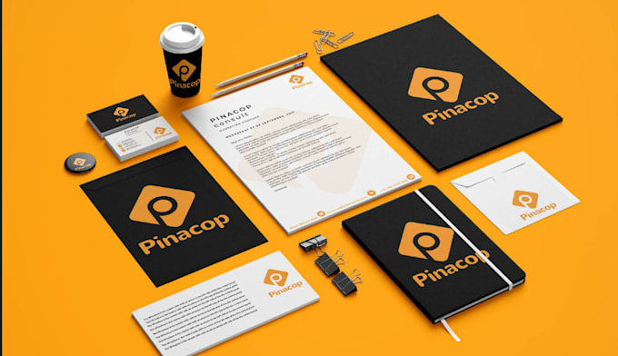 design a startup logo and complete small business branding kit