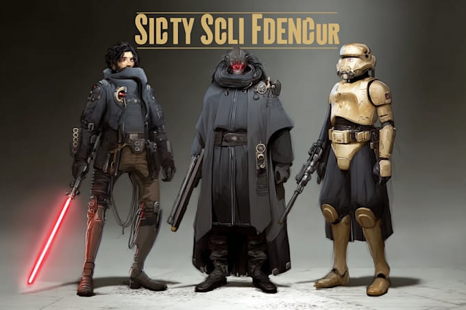 design your sci fi and star wars character