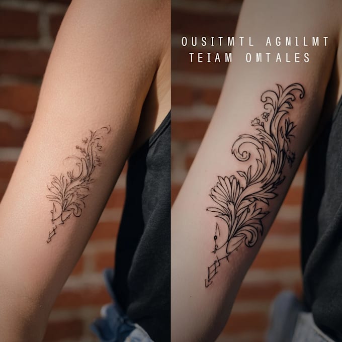 design custom ornamental tattoo for you
