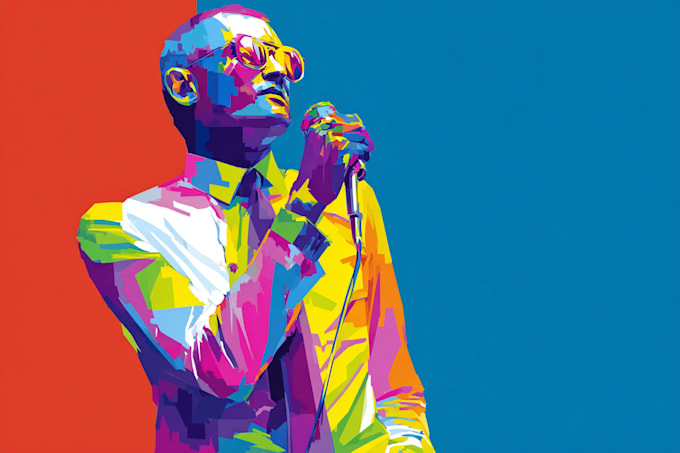 make an unique wpap pop art style