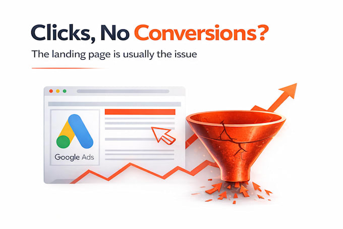design a high converting landing page for google ads or PPC campaigns