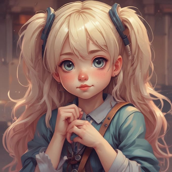 make cool portrait anime art