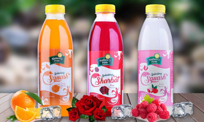 create professional beverage, soft drink and soda can labels