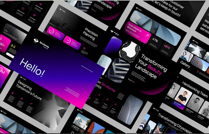 create a powerpoint master template in 24 hours
