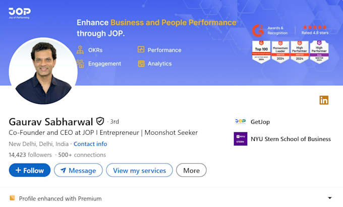 write and optimize your linkedin profile