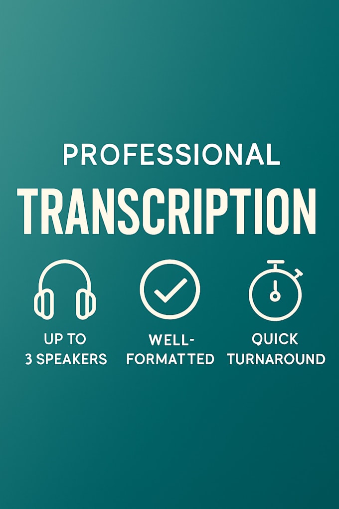 transcribe video and audio into accurate text