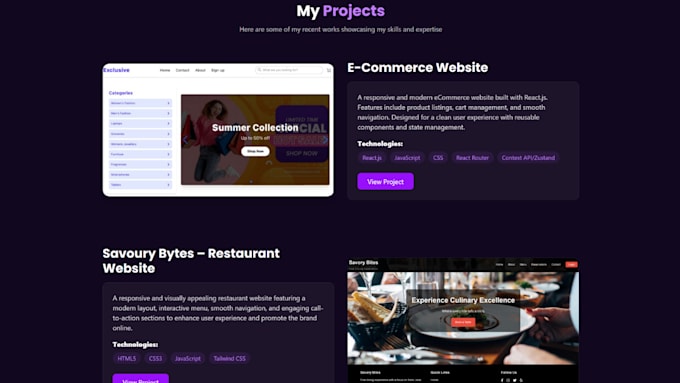 create responsive react landing page with advanced styling