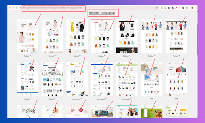 install wordpress theme and import demo with woocommerce setup