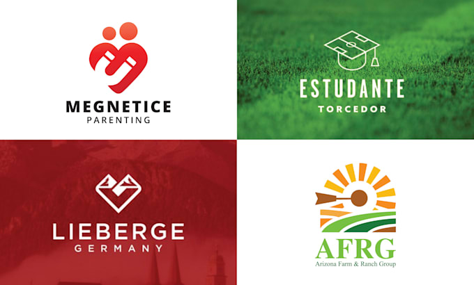 do modern minimalist business logo design and brand identity