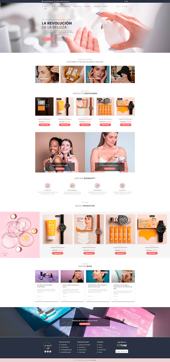 design or redisign your modern ecommerce website using wordpress and elementor