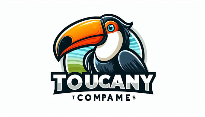 do toucan mascot logo design with unlimited revision