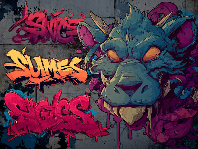 create good graffiti design for you