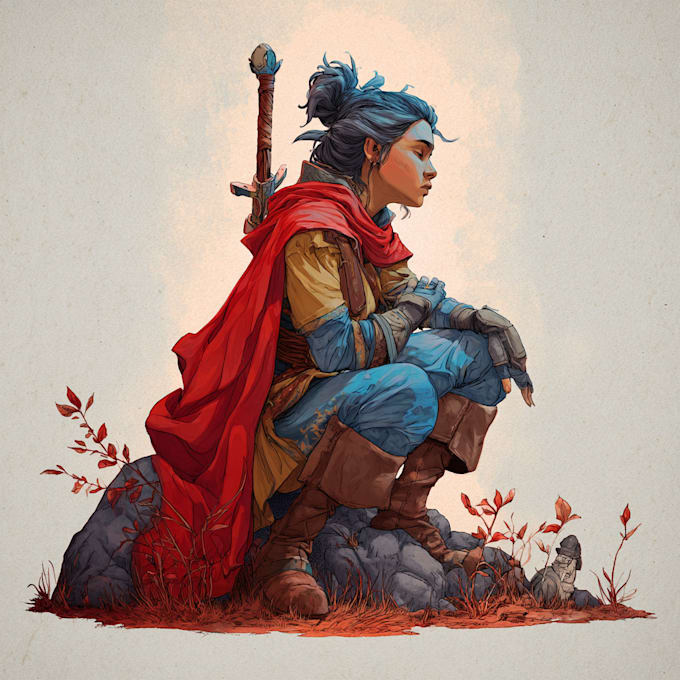 do dnd character art illustration commissions