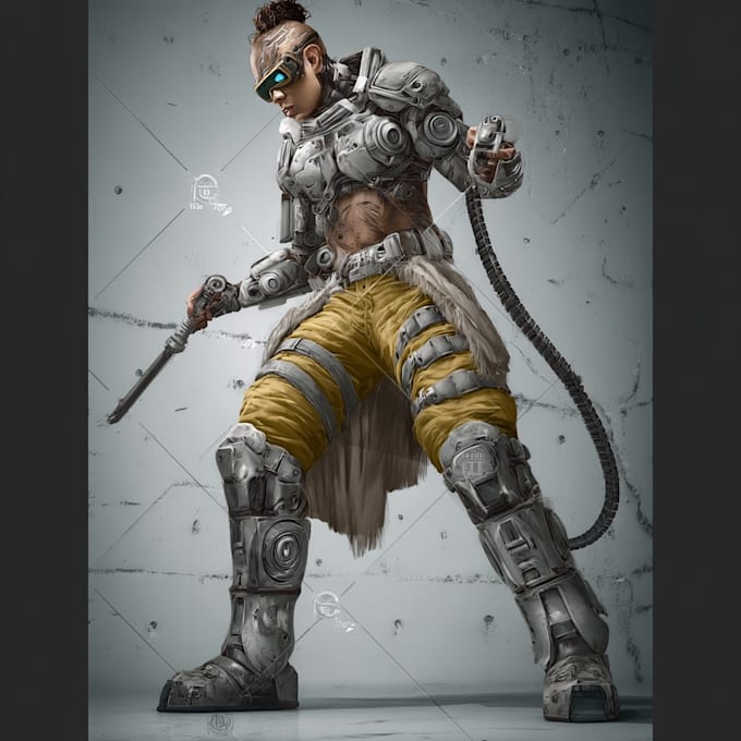 create your fantasy science fiction superhero character