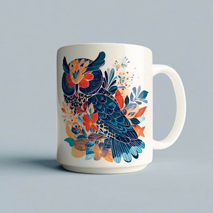 do custom typography coffee mug design or coffee mug design