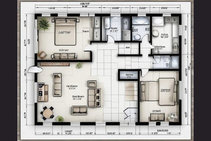 Architectural drawing stamped and sealed mep hvac floor plan city ...