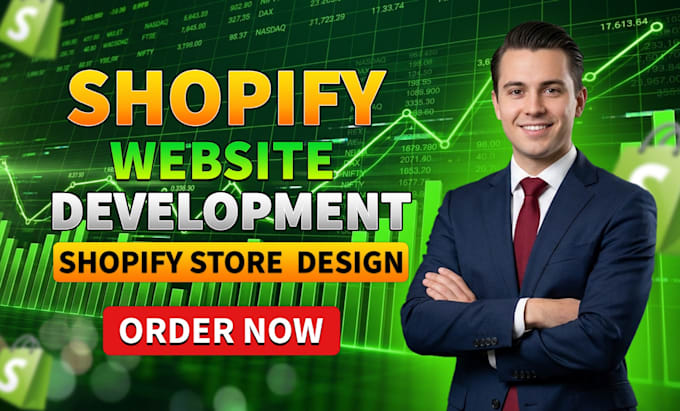 do shopify website development, shopify store design, redesign