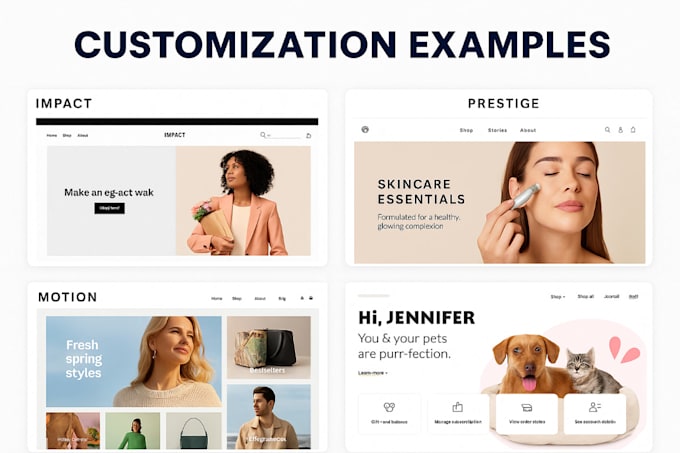 design and customize any premium shopify theme