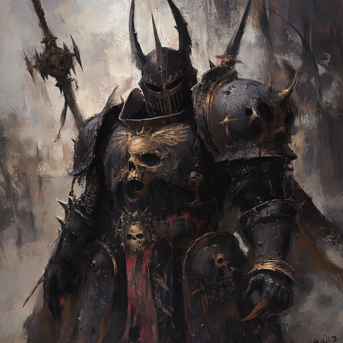 create warhammer 40k character and creature