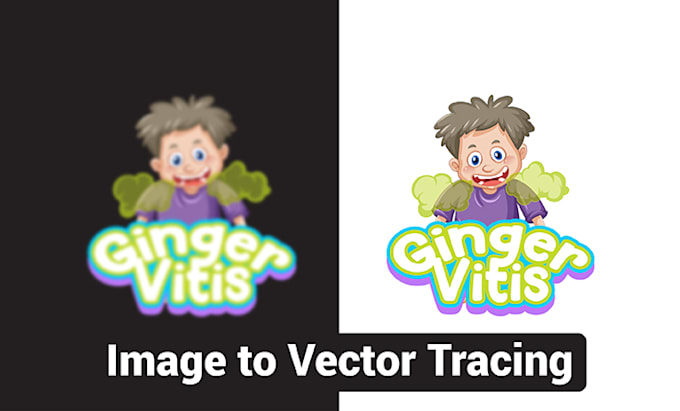 image to vector tracing for logo and art
