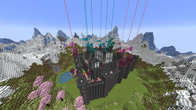 professionally build survival or creative minecraft builds