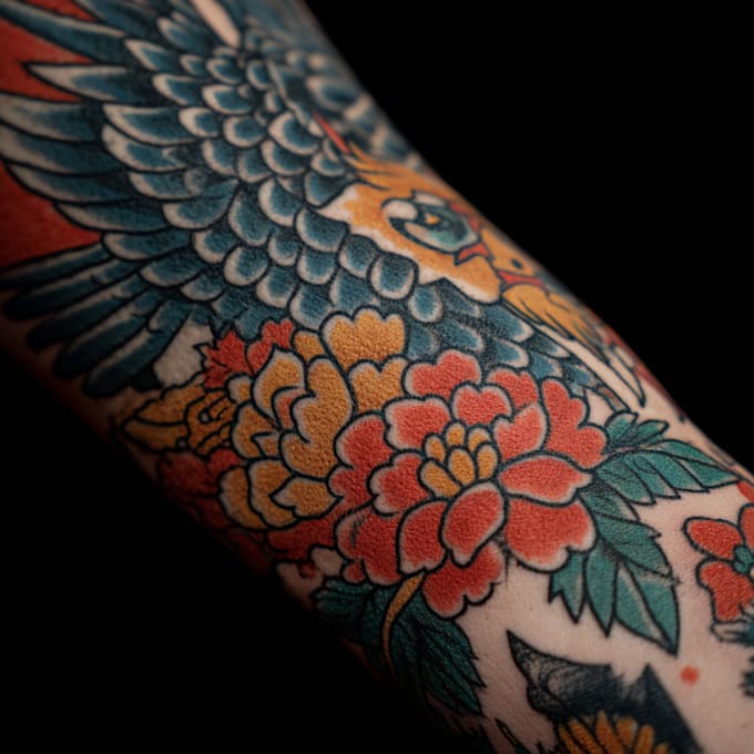 do a custom tattoo design as a tattoo artist