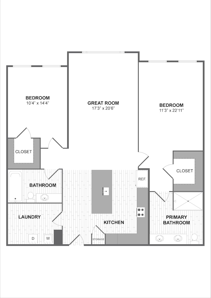 redraw floorplan for 2d floorplan
