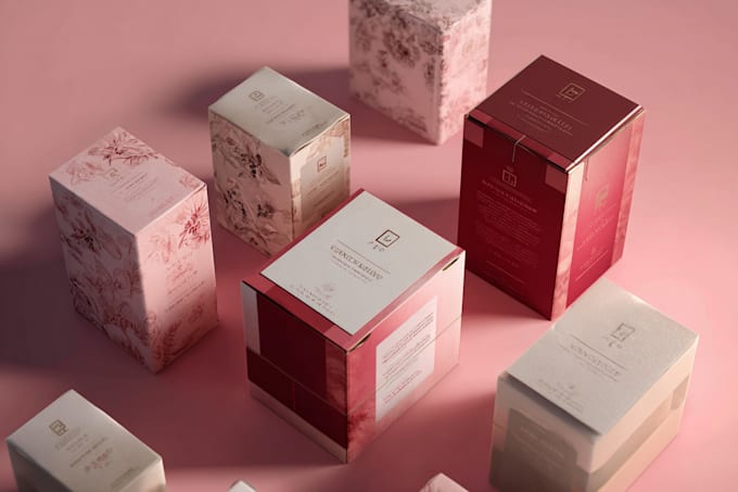 do custom box packaging design and product box design