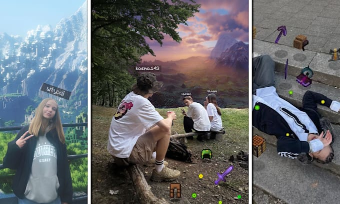transform you irl images into minecraft edits