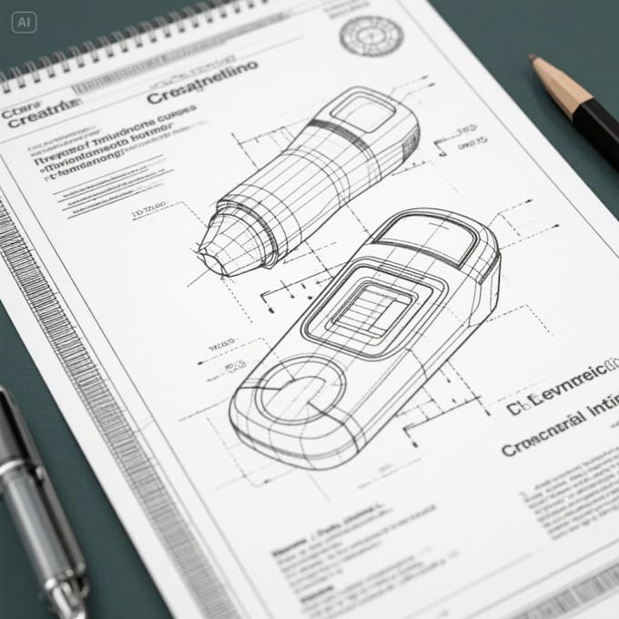 create 2d patent drawings for product registration